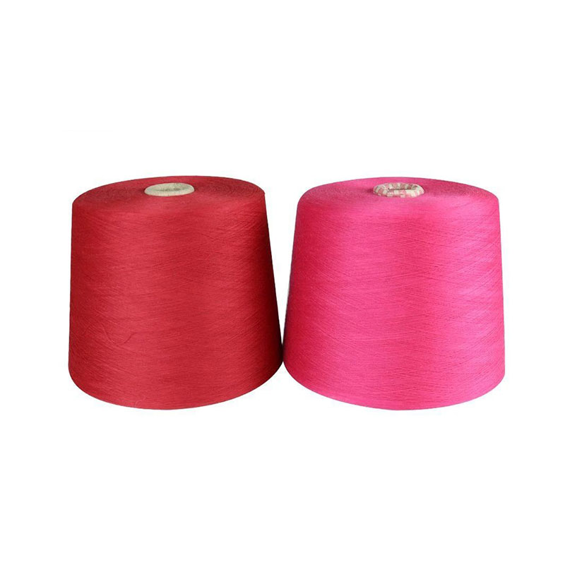 36nm/2 polyester blandat garn nylon kärna spunnet garn ull som för stickning